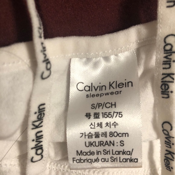 Calvin Klein Striped Sleeveless PJ set - Picture 3 of 4